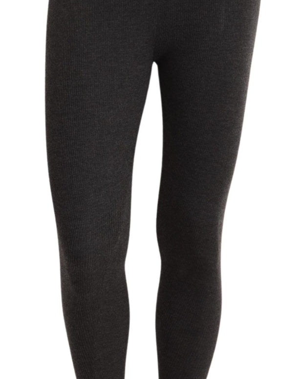 Gray 100% Cashmere Tights Stocking Socks