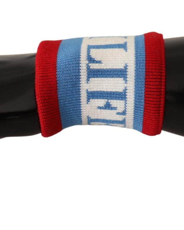 Multicolor King Of My Life Cashmere Wristband