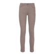 Impeccable Gray Cotton Stretch Pants