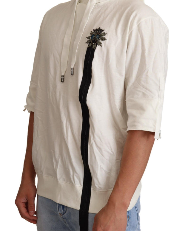 White Hooded Limited Edition Sweater