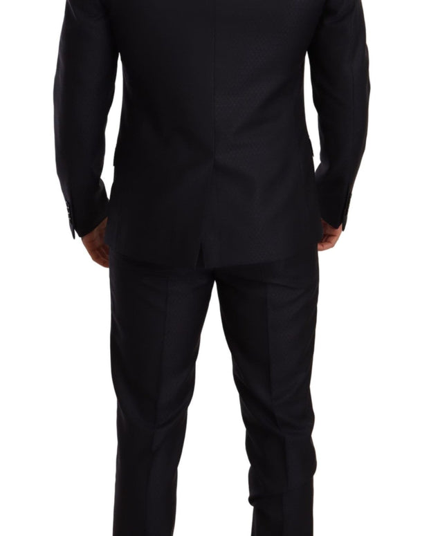 Blue Pattern MARTINI SLIM FIT 2 Piece Suit