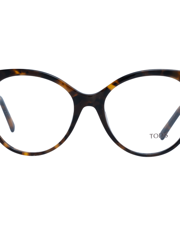 Chic Brown Round Full-Rim Women's Glasses