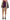 Multicolor Floral Jacquard Crystal Skirt