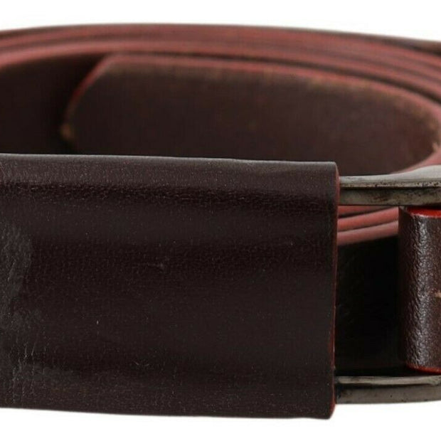 Elegant Brown Leather Fashion Belt