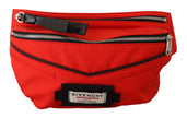 Elegant Large Bum Belt Bag in Red and Black