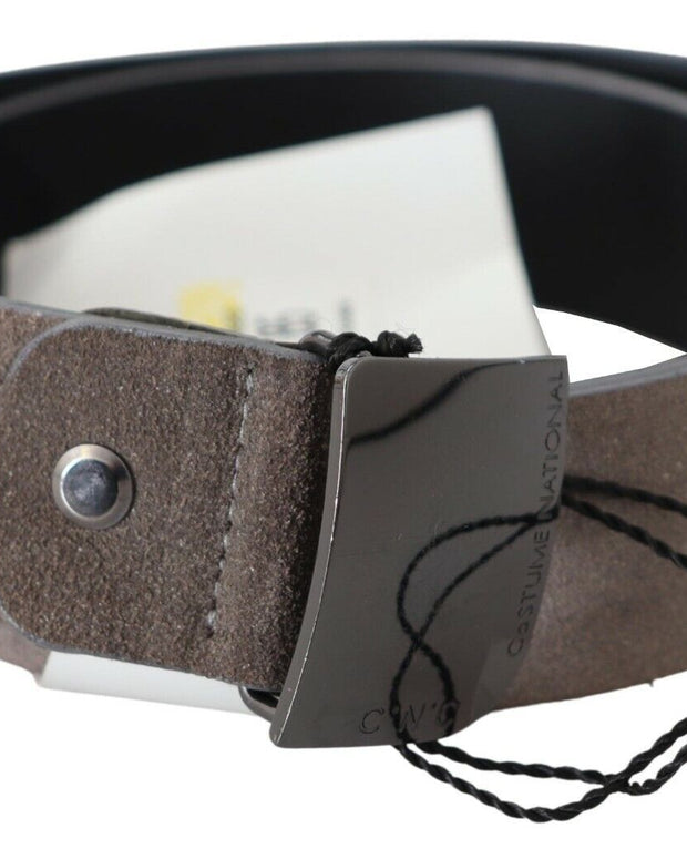Classic Brown Leather Adjustable Belt