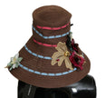 Elegant Floppy Floral Wide Brim Hat