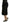 Black Mermaid High Waist Midi Silk Skirt