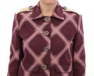 Elegant Multicolor Check Print Jacket