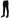 Black Skinny Fit Denim Side Band Jeans Pant