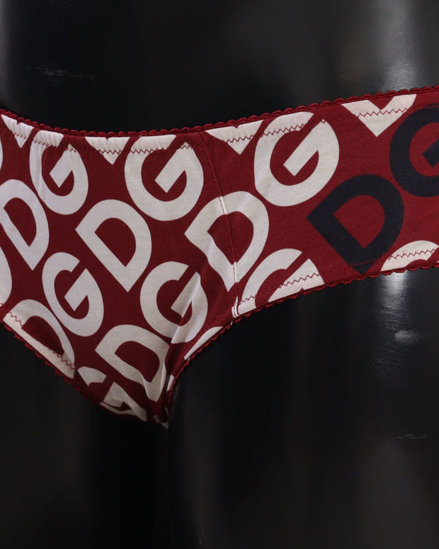 Multicolor DG Logo Print Slip Bottom Underwear