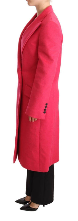 Pink Double Breasted Trenchcoat Jacket
