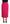 Pink High Waist Stretch Pencil Straight Skirt