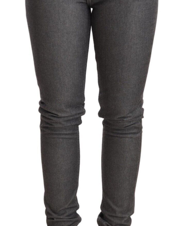 Gray Low Waist Skinny Denim Trouser Jeans