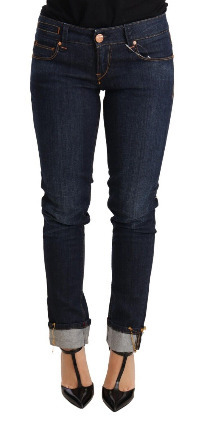 Chic Low Waist Skinny Denim