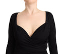 Elegant Black Sheath Dress with Sweetheart Neckline