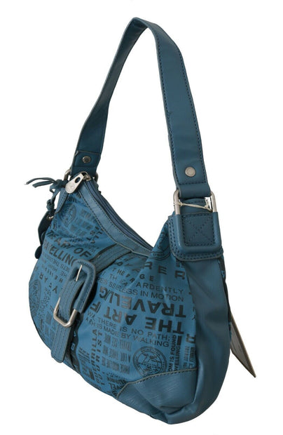 Chic Blue Fabric Shoulder Bag - Perfect for Everyday Elegance