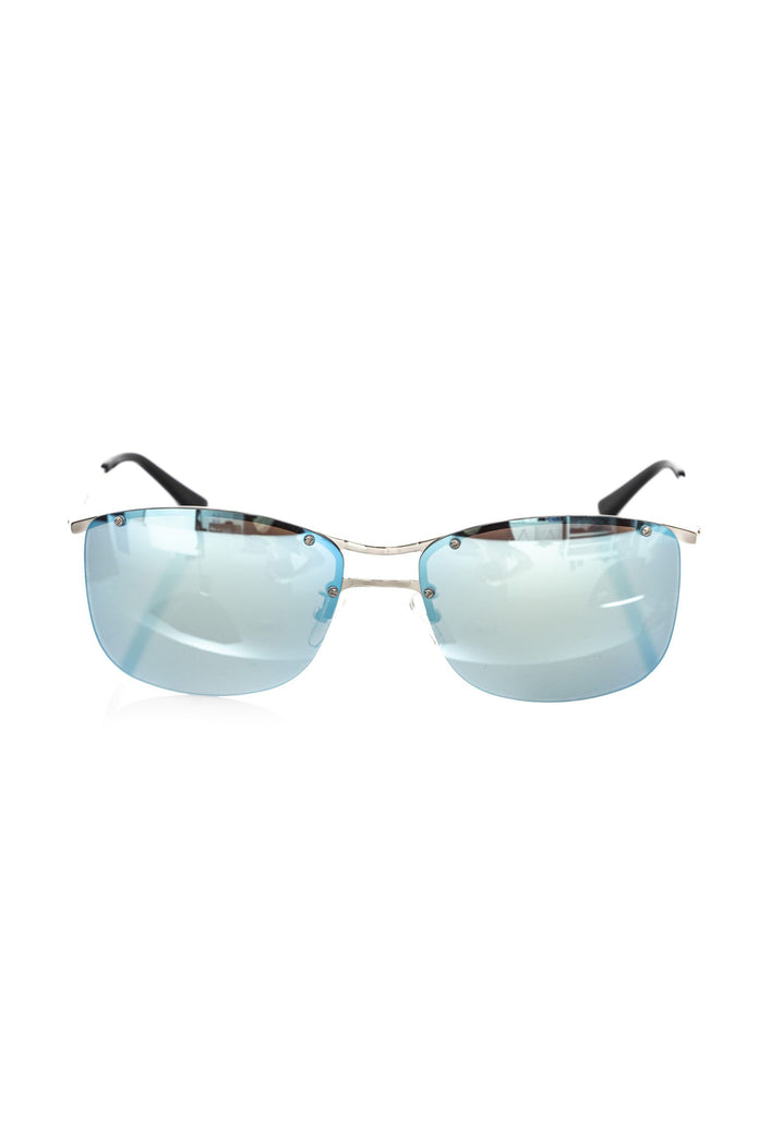 Silver Metallic Men's Sunglass