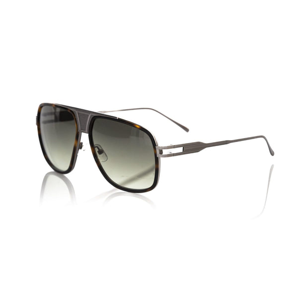 Brown Metallic Fiber Men Sunglass