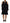 Black Long Sleeves Open Shoulder A-line Dress