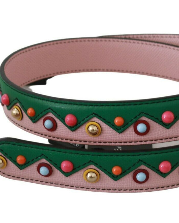 Shoulder Strap Leather Pink Handbag Accessory