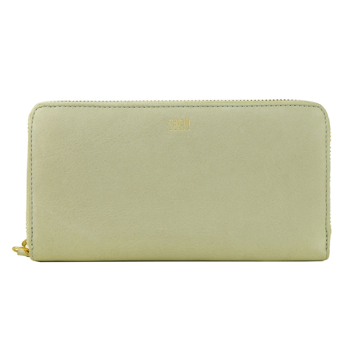 Gray Calfskin Women Wallet