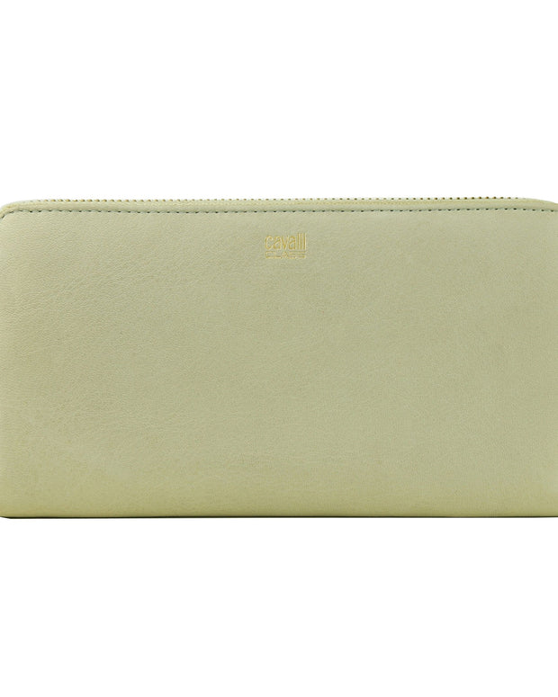 Gray Calfskin Women Wallet