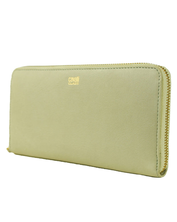 Gray Calfskin Women Wallet