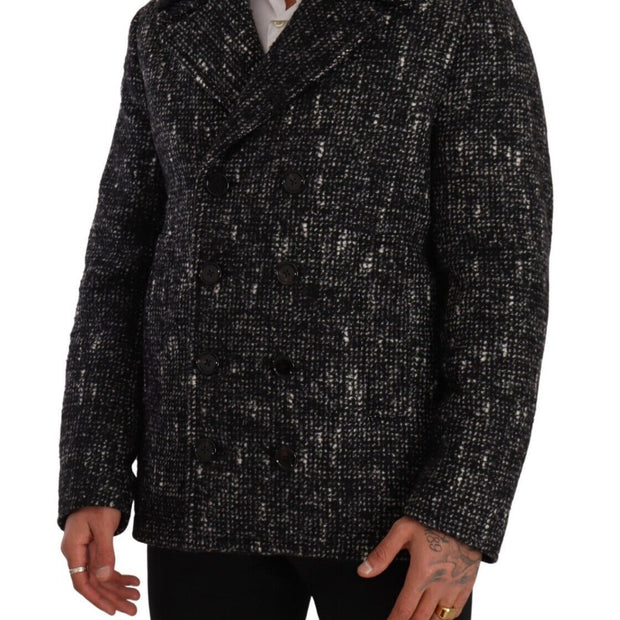 Chic Double Breasted Wool Blend Overcoat