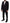 Elegant Navy Slim Fit Wool Silk Two-Piece Suit