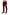 Red Cotton Logo Patch Sweatpants Jogging Pants