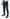 Blue Black Cotton Skinny Denim Jeans