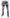 Blue Pink Tie Dye Cotton Skinny Denim Jeans