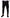 Black Viscose Cargo Skinny Men Trouser Pants