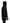 Black Denim Hooded Parka Coat Winter Jacket