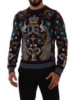 Bordeaux Cashmere DG Crown Embroidered Sweater