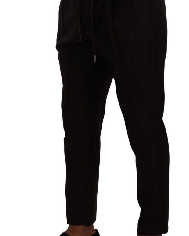 Bordeaux Wool Men Skinny Trouser Pants