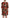 Multicolor Red Floral Shift Gown Dress