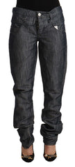 Chic Mid-Waist Straight-Cut Acht Jeans