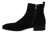 Elegant Suede Leather Chelsea Boots