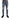 Light Blue Tattered Cotton Denim Skinny Jeans