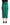 Dark Green High Waist Midi Pencil Cut Pleated Skirt