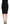 Black High Waist Knee Length Pencil Cut Skirt