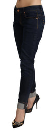 Slim Fit Dark Blue Denim Elegance