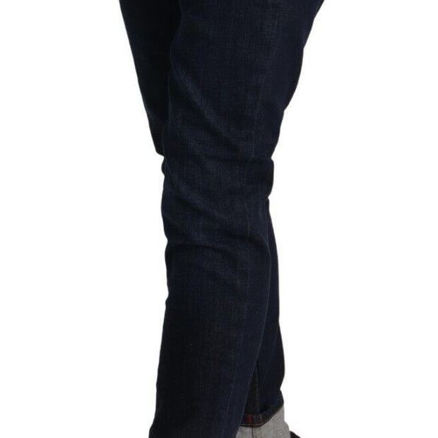 Slim Fit Dark Blue Denim Elegance