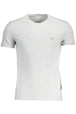 Gray Cotton Men T-Shirt