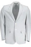 White Cotton Men Jacket