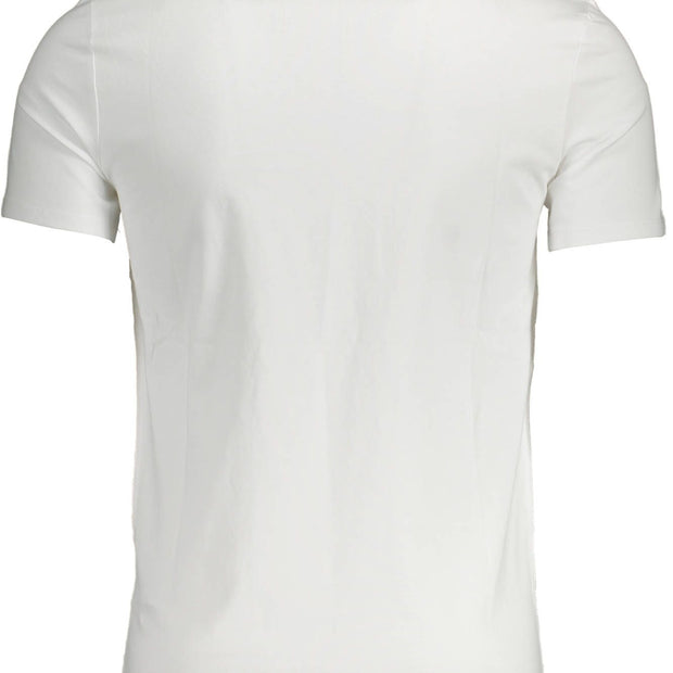 White Cotton Mens TShirt