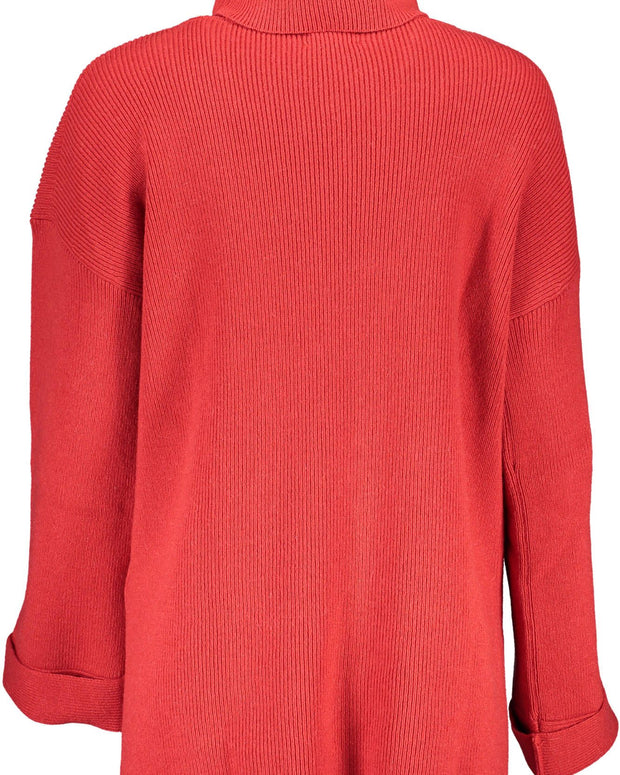 Elegant High Collar Wool Blend Sweater