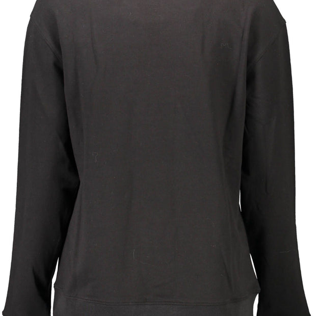 Black Cotton Women Sweater